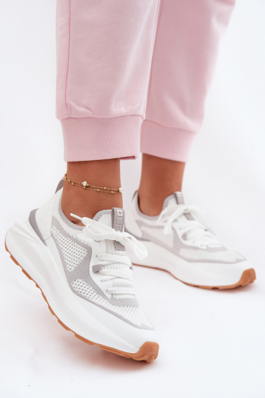 zapatillas Femenino Big Star TT274570 HI-POLY SYSTEM el color blanco