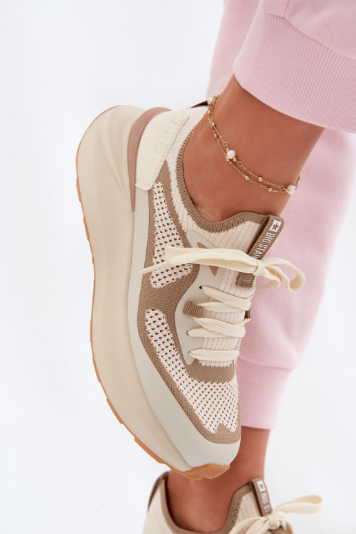 zapatillas Femenino Big Star TT274571 HI-POLY SYSTEM beige