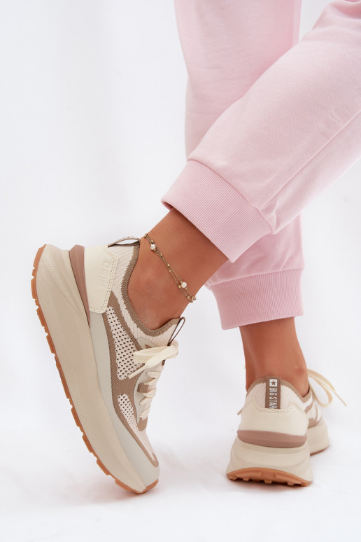 zapatillas Femenino Big Star TT274571 HI-POLY SYSTEM beige