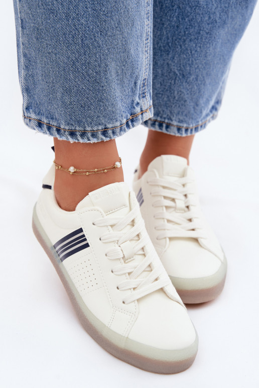 Eko Piel Zapatillas modelo zapatos. Femenino Big Star TT274306 el color blanco