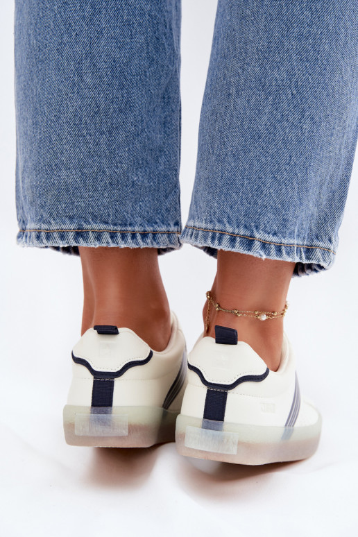 Eko Piel Zapatillas modelo zapatos. Femenino Big Star TT274306 el color blanco