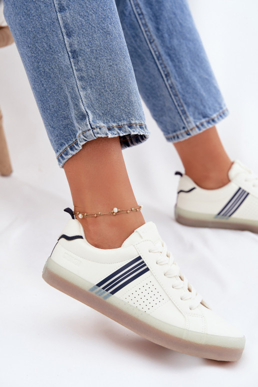 Eko Piel Zapatillas modelo zapatos. Femenino Big Star TT274306 el color blanco