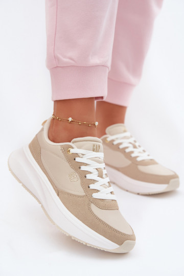 Zapatillas deportivas para mujer con plataforma GAP PENELOPE GPIN6155300049 color arena