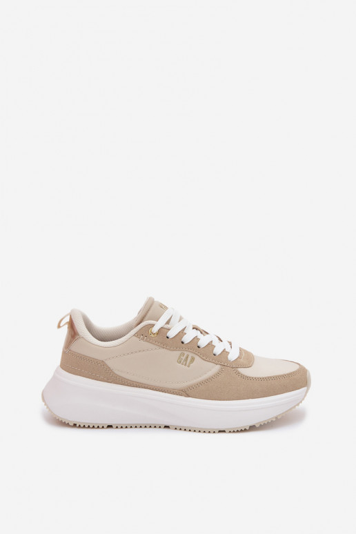 Zapatillas modelo zapatos. Femenino con una plataforma GAP PENELOPE GPEN6155300049 beige