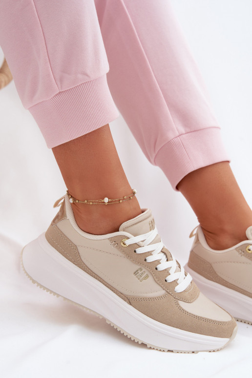 Zapatillas modelo zapatos. Femenino con una plataforma GAP PENELOPE GPEN6155300049 beige