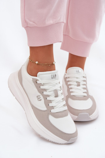 Zapatillas deportivas para mujer con plataforma GAP PENELOPE GPIN6155300061 color blanco