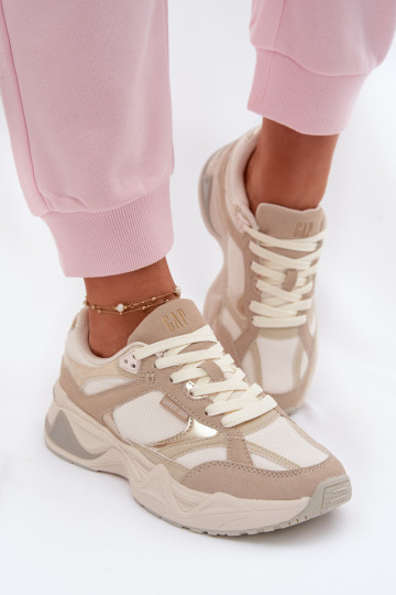 Zapatillas deportivas para mujer con plataforma GAP MARATHON GPIN6154923895 color arena