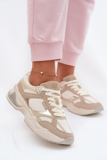 Zapatillas deportivas para mujer con plataforma GAP MARATHON GPIN6154923895 color arena 2