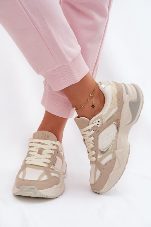 Zapatillas modelo zapatos. Femenino con una plataforma GAP MARATHON GPEN6154923895 beige