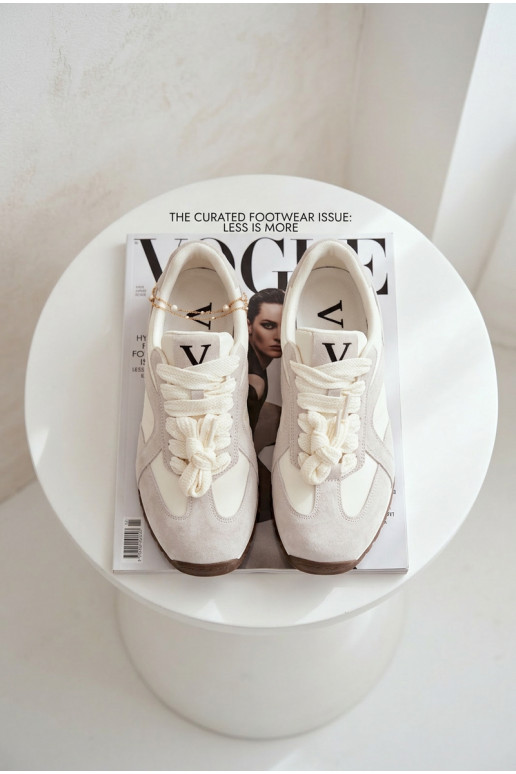 de gamuza Zapatillas modelo zapatos. Femenino Vinceza 86427 color gris