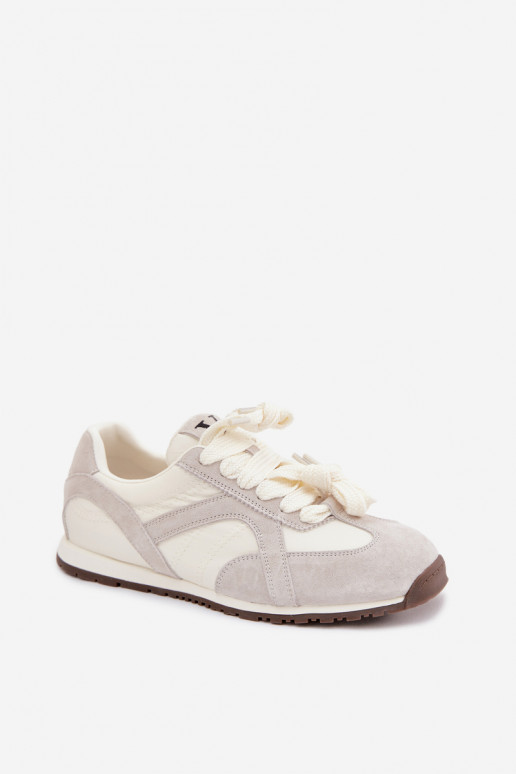 de gamuza Zapatillas modelo zapatos. Femenino Vinceza 86427 color gris