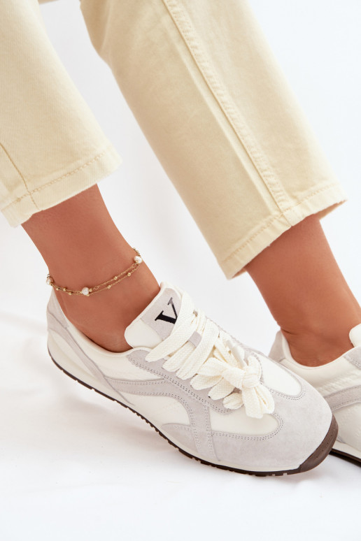 de gamuza Zapatillas modelo zapatos. Femenino Vinceza 86427 color gris