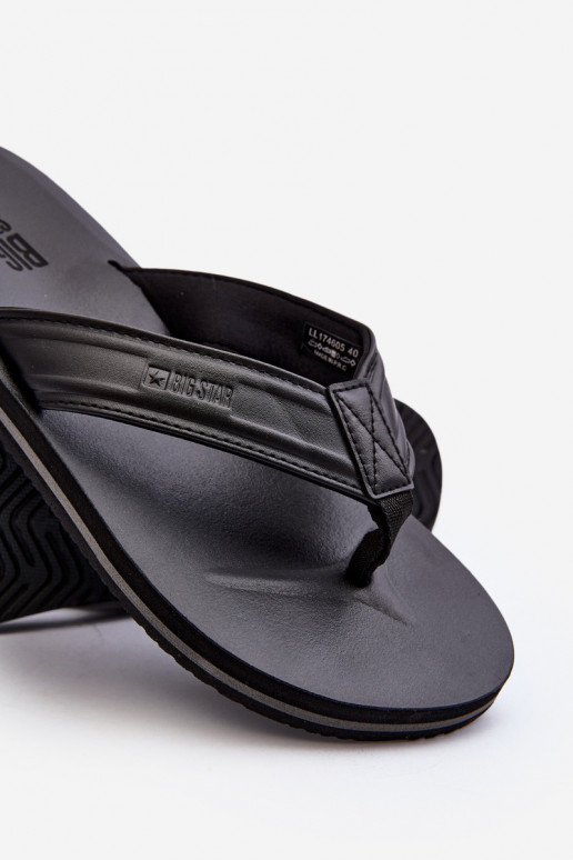 para los hombres Zapatillas Big Star LL174605 de color negro