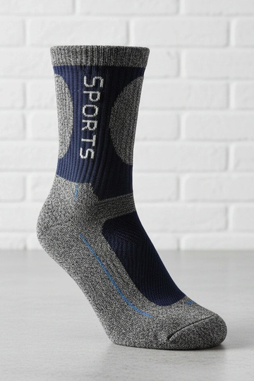 Calcetines cálidos azules...