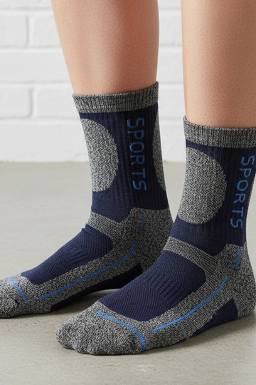 Calcetines cálidos azules para hombres Nerput 2