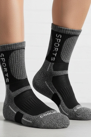 Calcetines cálidos gris oscuro para mujeres Siera 2