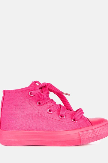 Zapatillas deportivas rosas para niños sobre el tobillo Laly 2