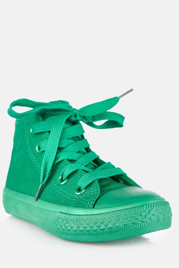 Zapatillas deportivas verdes para niños sobre el tobillo Laly 2