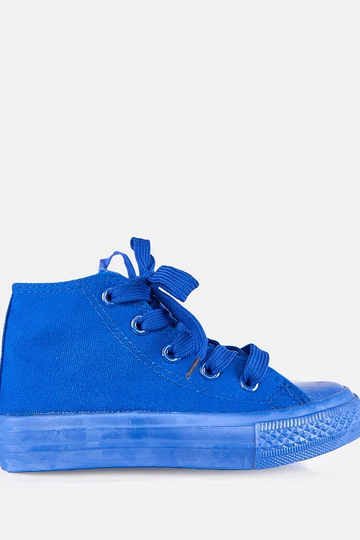 Zapatillas deportivas azules para niños sobre el tobillo Laly 2
