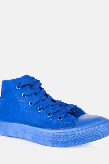 Zapatillas deportivas azules para niños sobre el tobillo Jutta 2