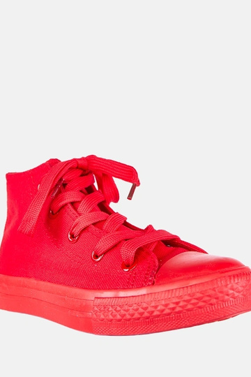 Zapatillas deportivas rojas para niños sobre el tobillo Jutta