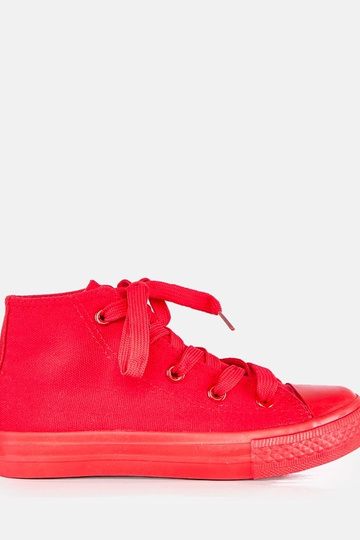 Zapatillas deportivas rojas para niños sobre el tobillo Jutta 2