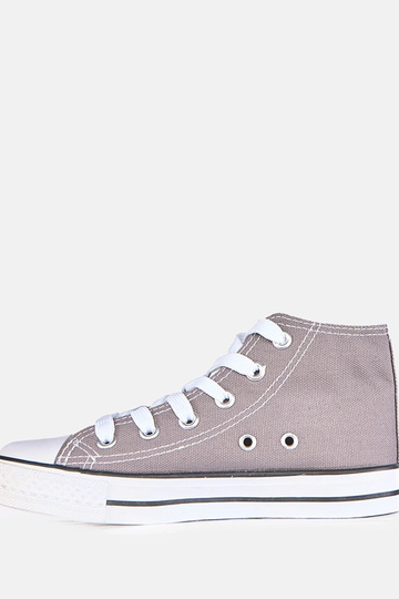 Zapatillas deportivas grises para niños sobre el tobillo Frenis