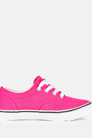 Zapatillas deportivas rosas para niños con cordones Bollis 2