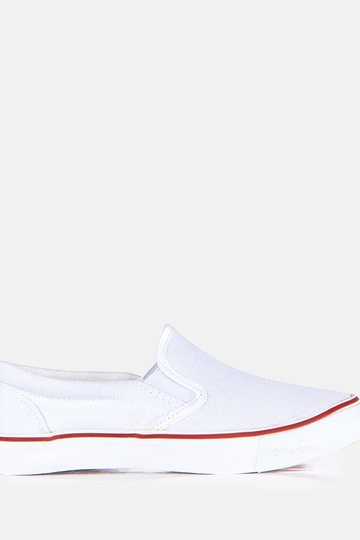 Zapatillas deportivas blancas para niños sin cordones Lagunes