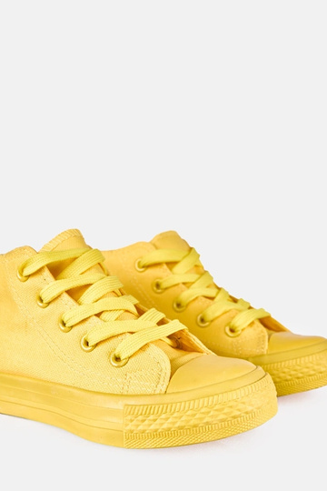 Zapatillas deportivas altas amarillas para niños Laly 2