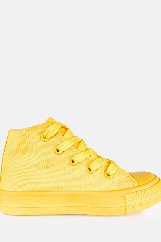 Zapatillas deportivas altas amarillas...