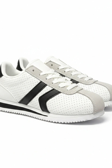 Zapatillas deportivas blancas y negras Camille