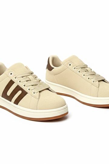 Zapatillas deportivas diarias color arena Delphine