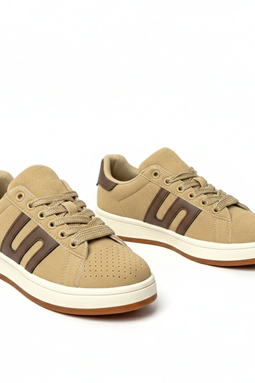 Zapatillas deportivas diarias color arena oscuro Delphine
