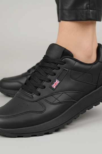 Zapatillas deportivas diarias negras con plataforma Élise
