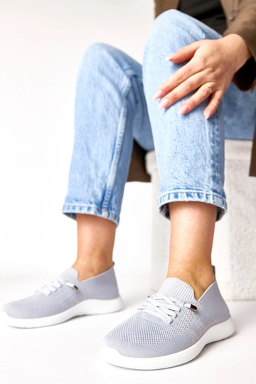 Zapatillas deportivas grises para mujer Léa