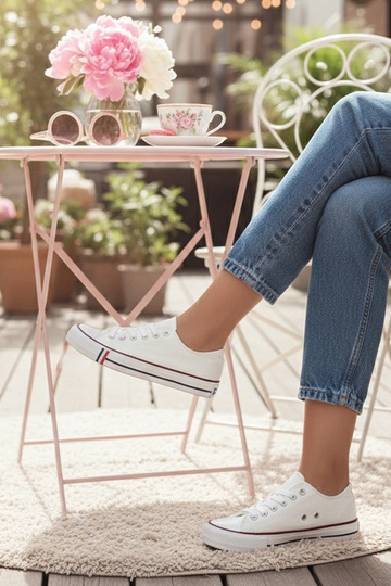 Zapatillas deportivas diarias blancas Manon