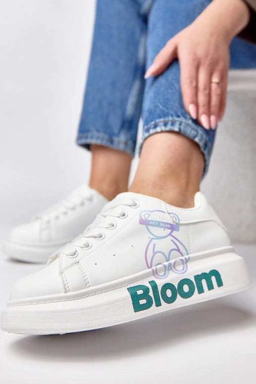 Zapatillas deportivas blancas con...