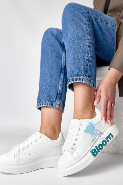 Zapatillas deportivas blancas con...