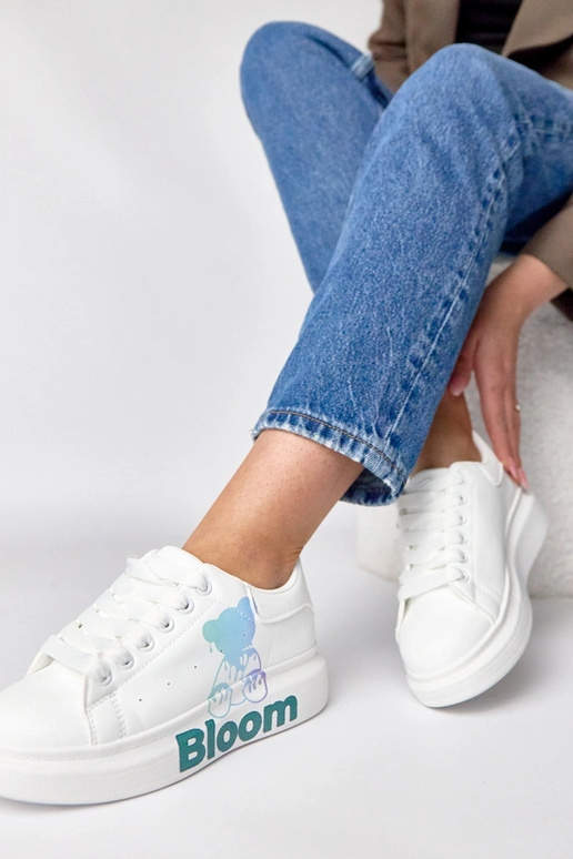 Zapatillas deportivas blancas con...