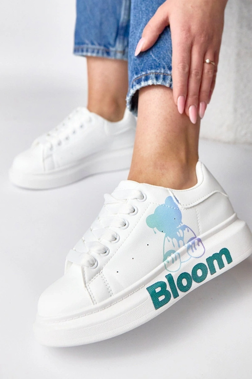 Zapatillas deportivas blancas con...