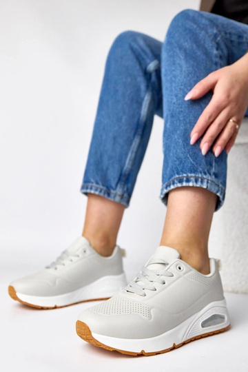 Zapatillas deportivas grises con suela gruesa Sylvie