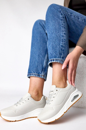Zapatillas deportivas grises con suela gruesa Sylvie 2