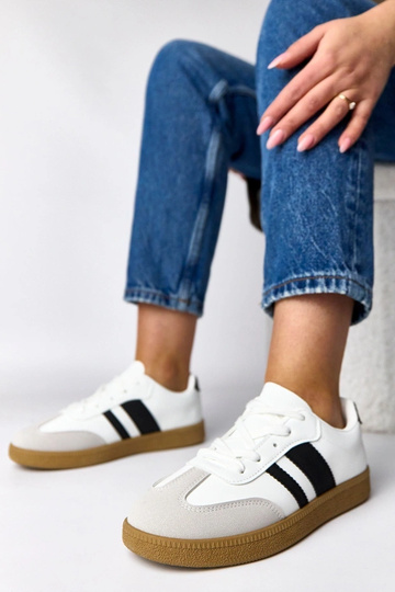 Zapatillas deportivas blancas de plataforma Thérèse
