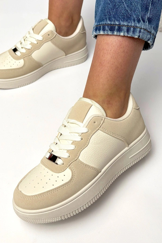 Zapatillas deportivas color arena de...