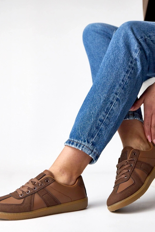 Zapatillas deportivas marrones de...