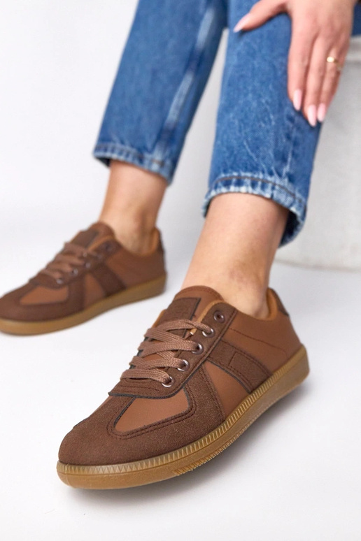 Zapatillas deportivas marrones de...