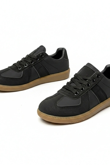 Zapatillas deportivas negras con plataforma Valentine