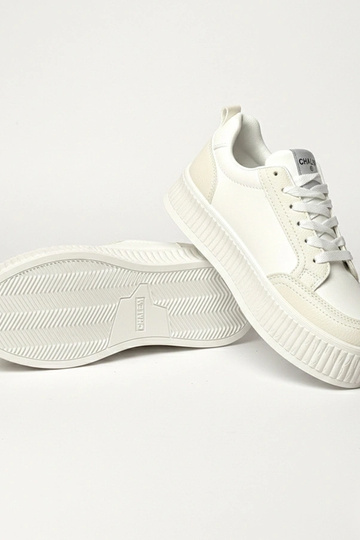 Zapatillas deportivas blancas con plataforma Solange