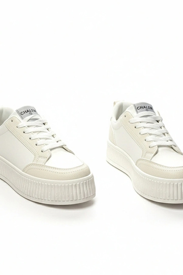 Zapatillas deportivas blancas con plataforma Solange 2